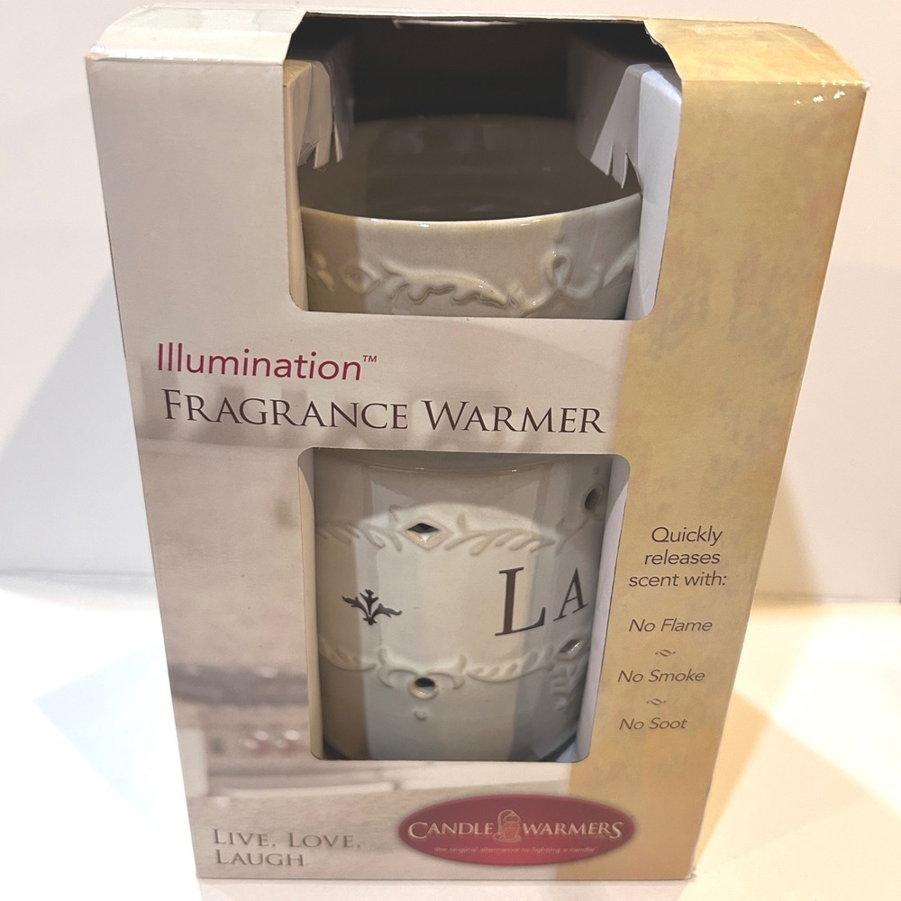 Candle Warmers Illumination‎ Fragrance Wax Melter Love Ceramic Electric